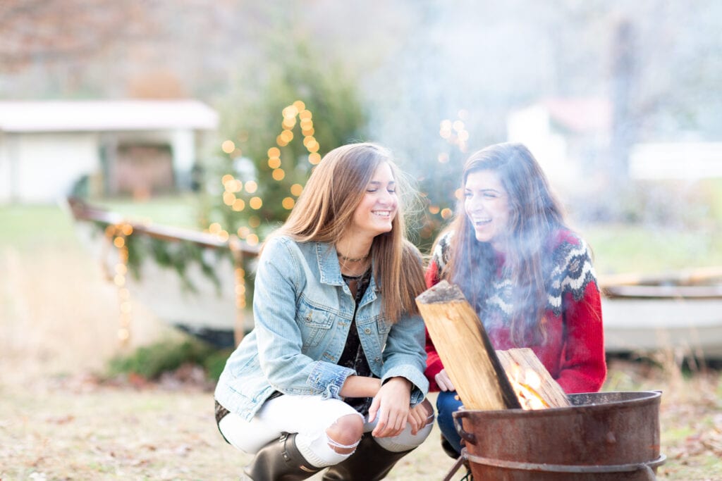 Holiday time outdoors