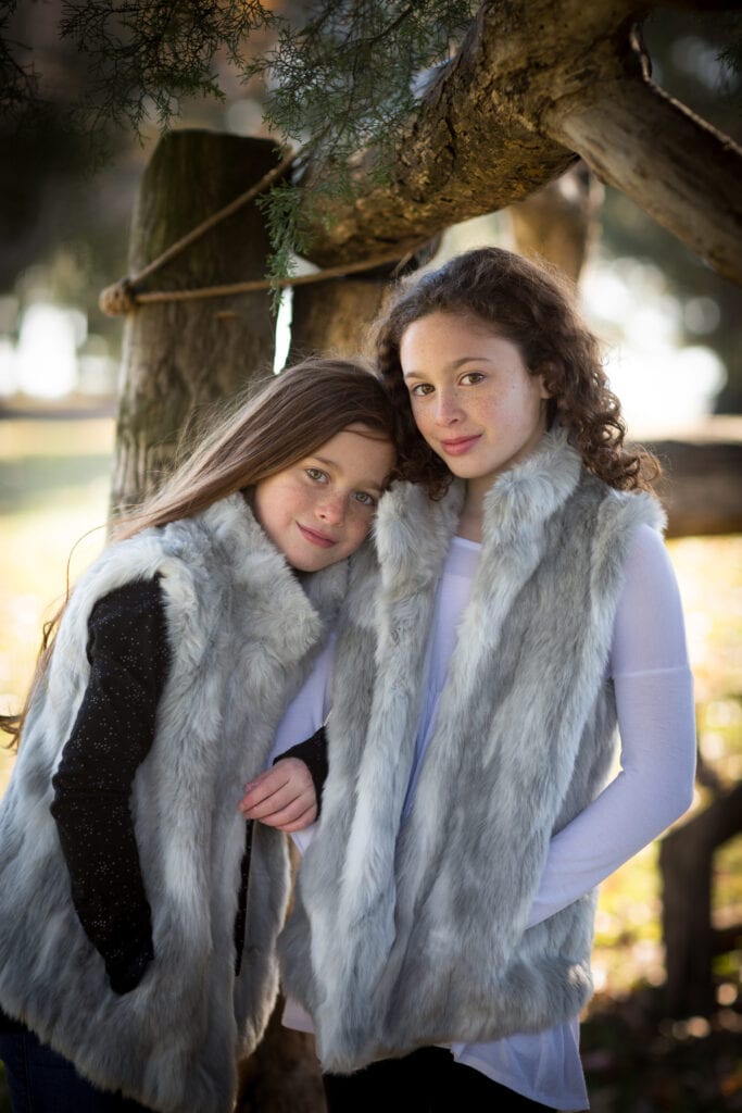 Family photo session of sisters Northern Virginia