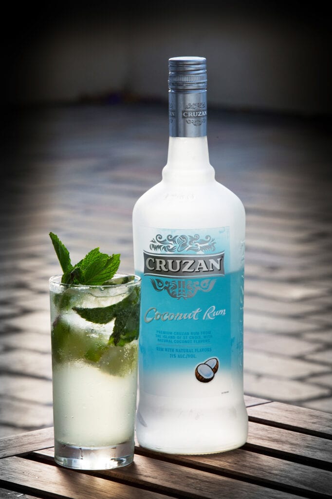 Cruzan Rum with cocktail