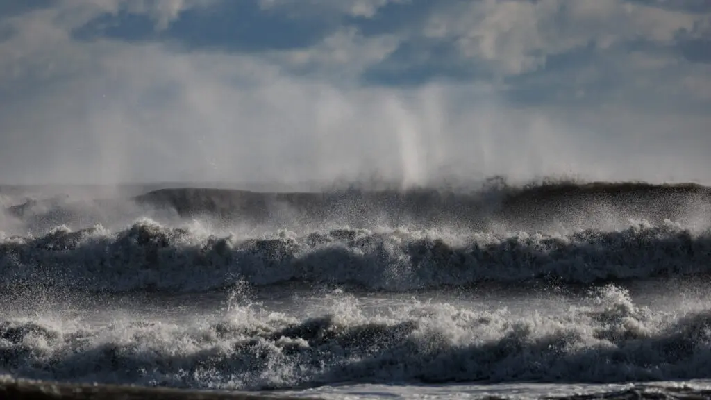 Atlantic Ocean, winter storm