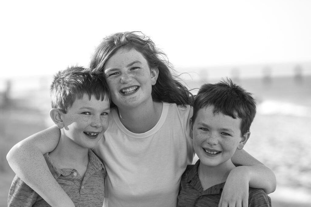 Siblings, my favorite sister on the beach in Duck, NC